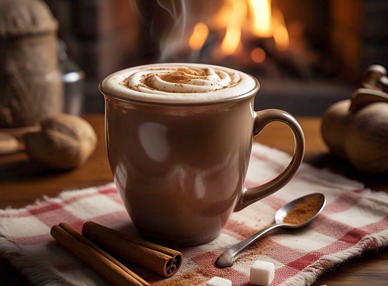 Spiced Hot Chocolate Recipe: A Perfectly Warmed-Up Winter Treat with Cinnamon and Nutmeg