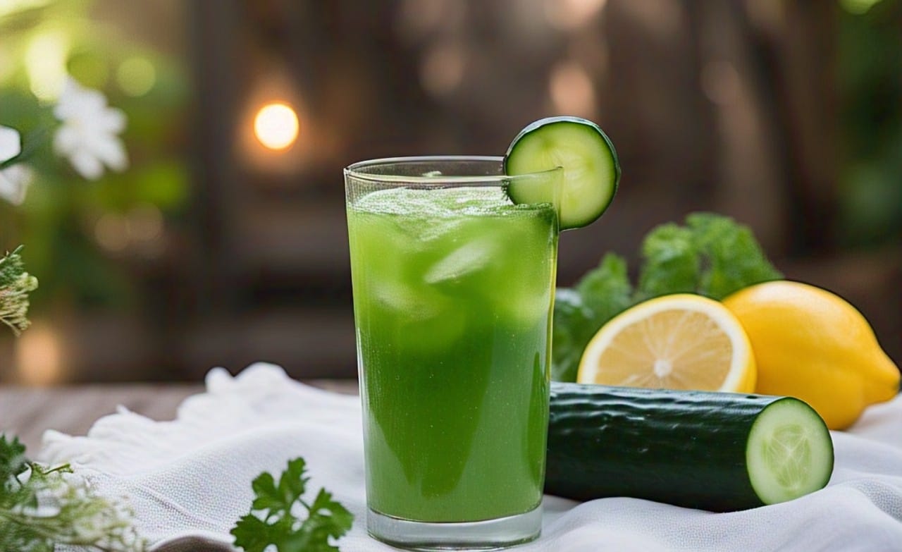 Cucumber Lemon Juice: Refreshing and Hydrating with Few Calories