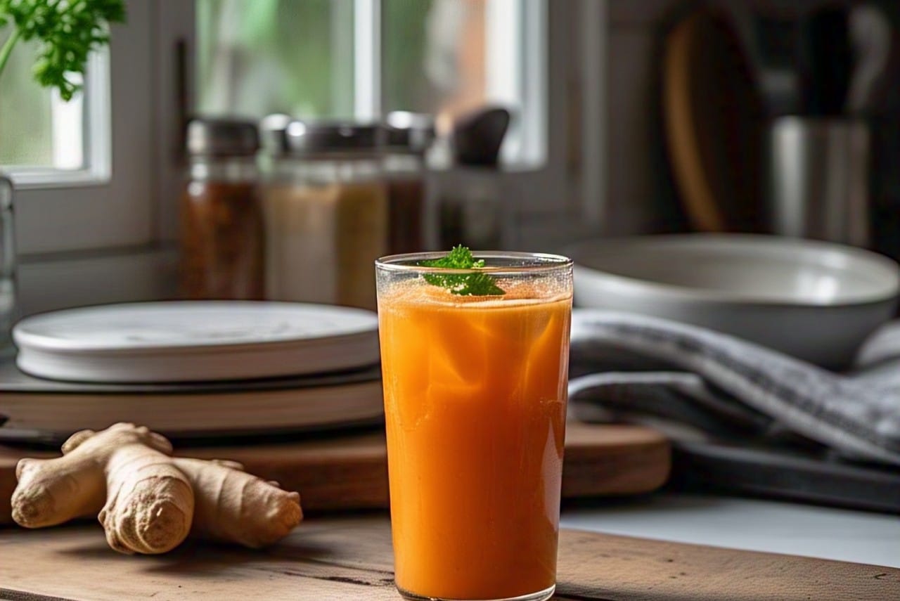 Carrot Ginger Juice: A Low-Calorie Boost for Digestion and Immunity