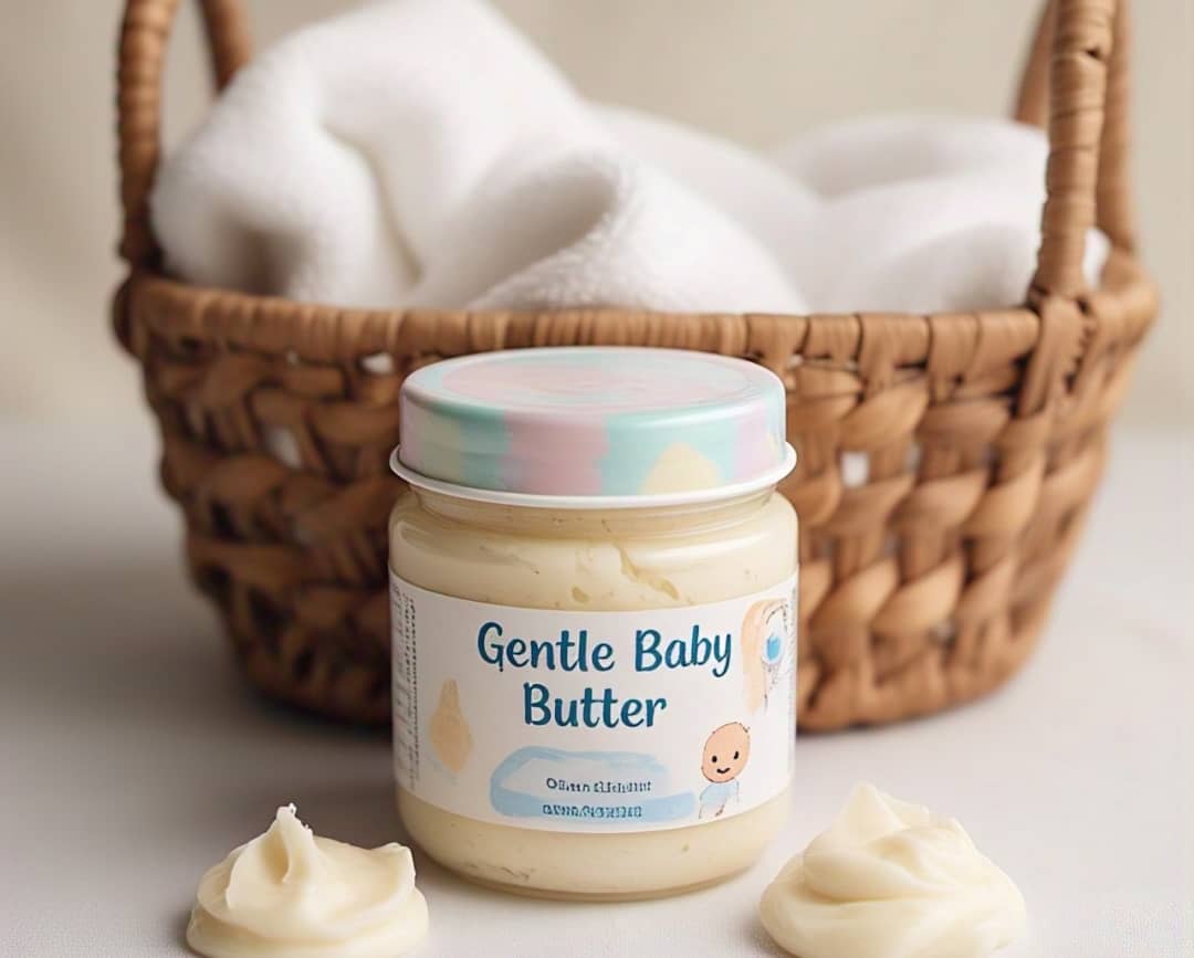 DIY Gentle Baby-Safe Body Butter with Minimal Ingredients