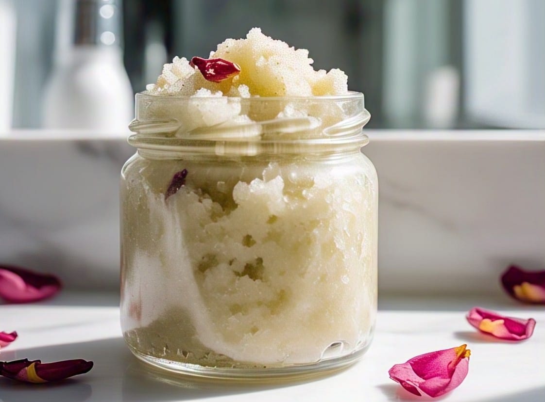 DIY Sugar, Avocado & Rose Petals Scrub: Luxurious Skin Care