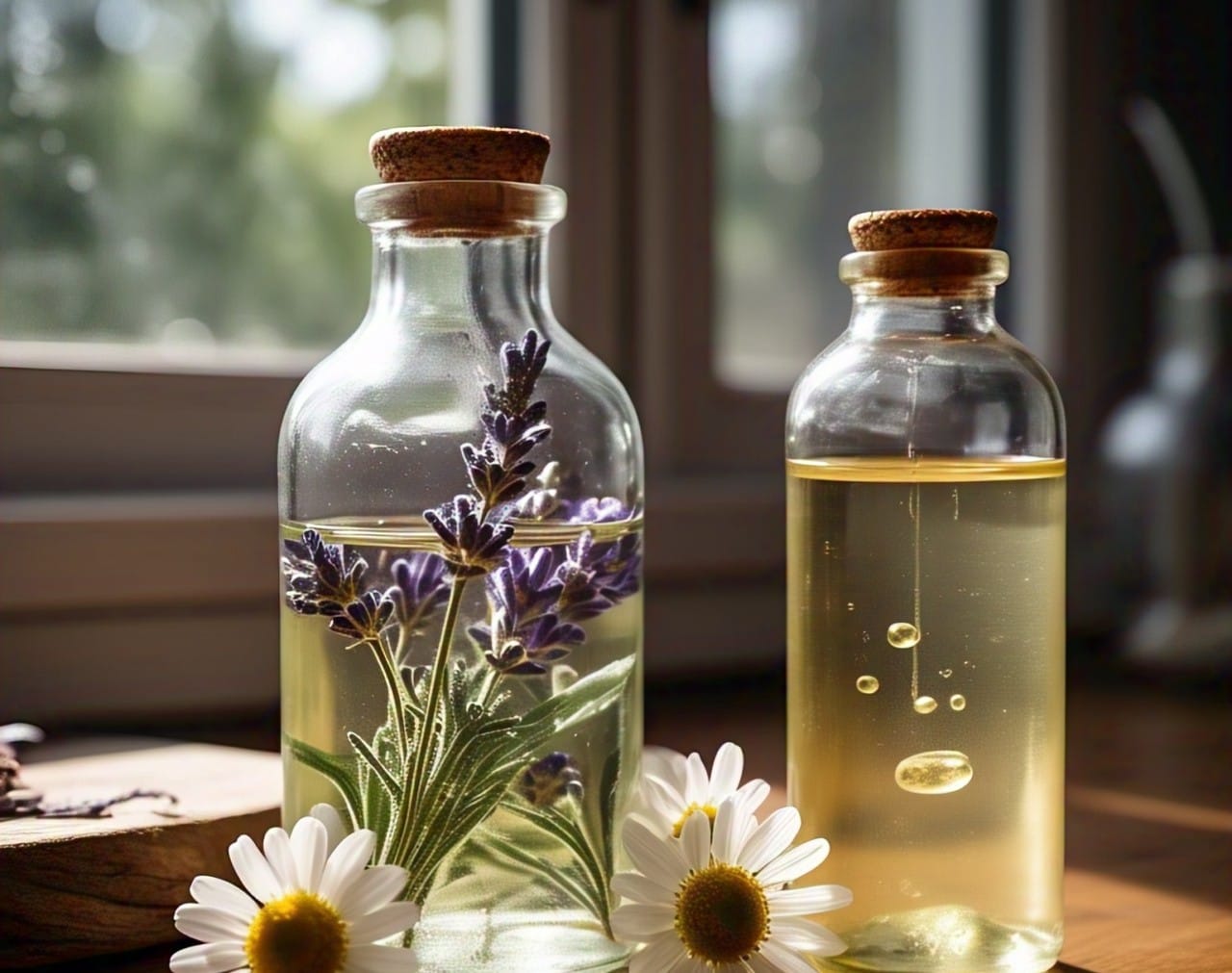 Hydrating DIY Lavender & Chamomile Calming Oil