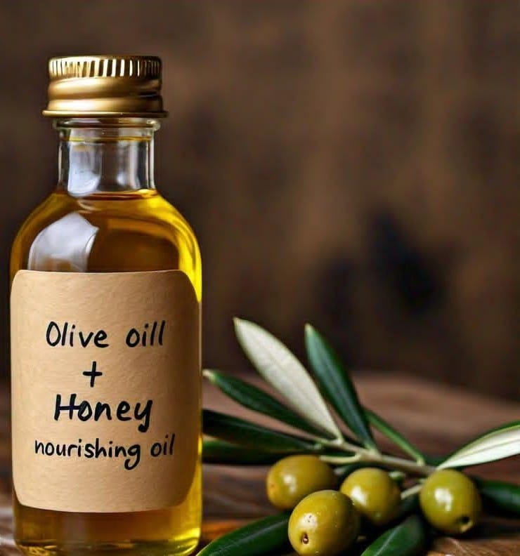 Hydrating DIY Olive Oil & Honey Nourishing Oil