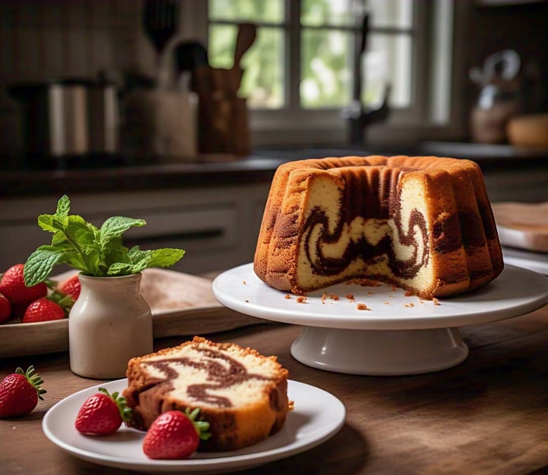 Marble Cake: A Perfect Blend of Chocolate and Vanilla