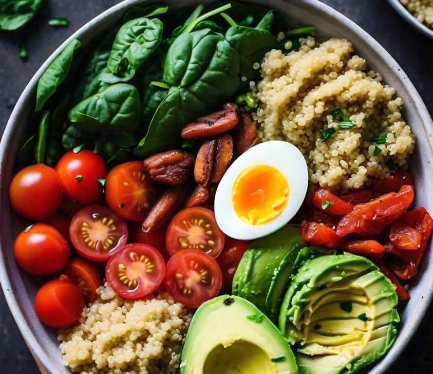 Healthy Quinoa & Avocado Buddha Bowl