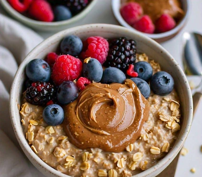 Oats & Almond Butter Bowl: A Creamy and Nutritious Breakfast