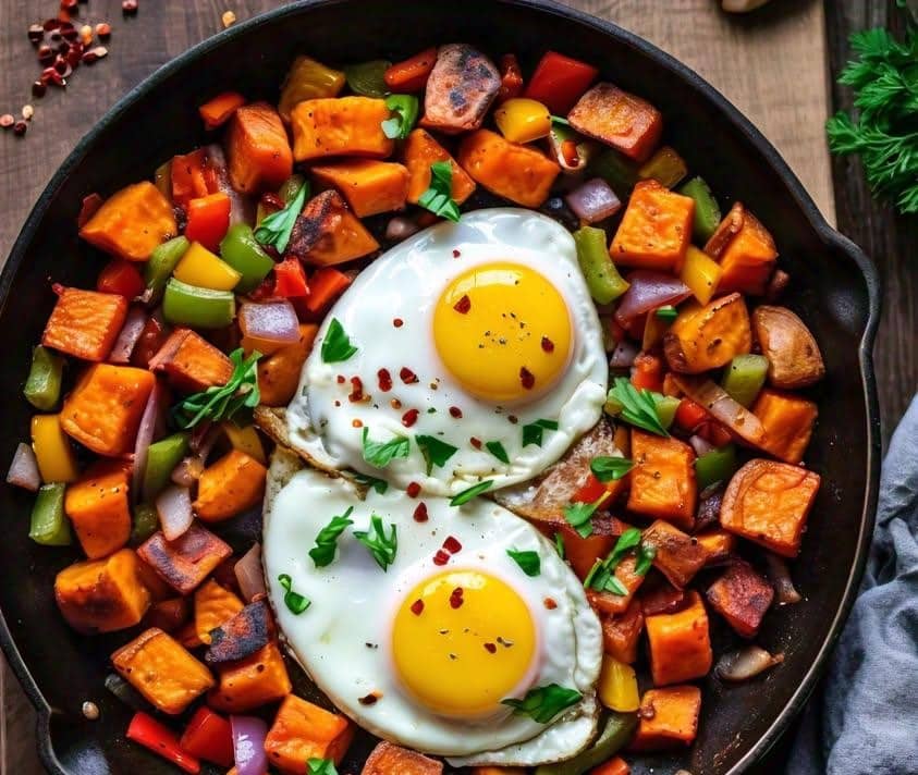 Sweet Potato Hash with Eggs: A Flavorful and Filling Breakfast