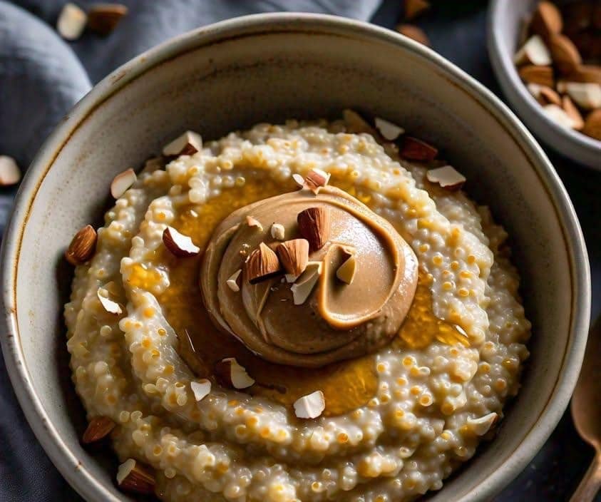 Quinoa Porridge with Almond Butter: A Nutritious and Energizing Breakfast