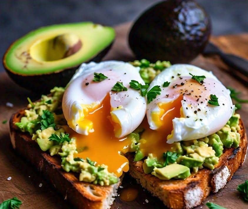 Healthy Avocado & Poached Eggs on Gluten-Free Toast Recipe