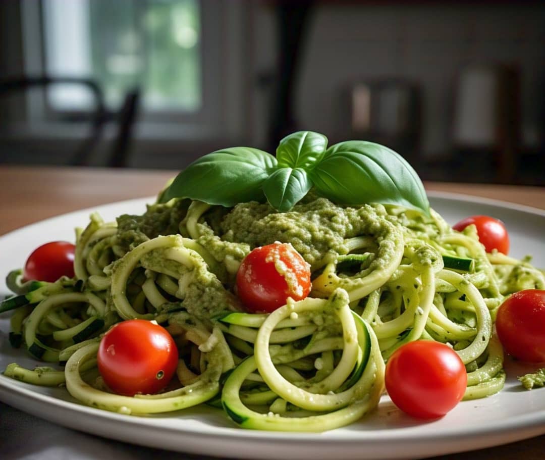 Zucchini Noodles with Pesto: A Fresh and Flavorful Low-Carb Meal