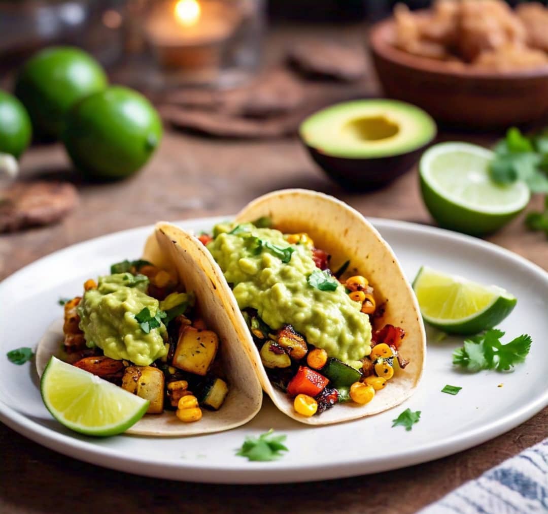 Flavor-Packed Vegan Tacos with Guacamole Recipe: A Fiesta on Your Plate