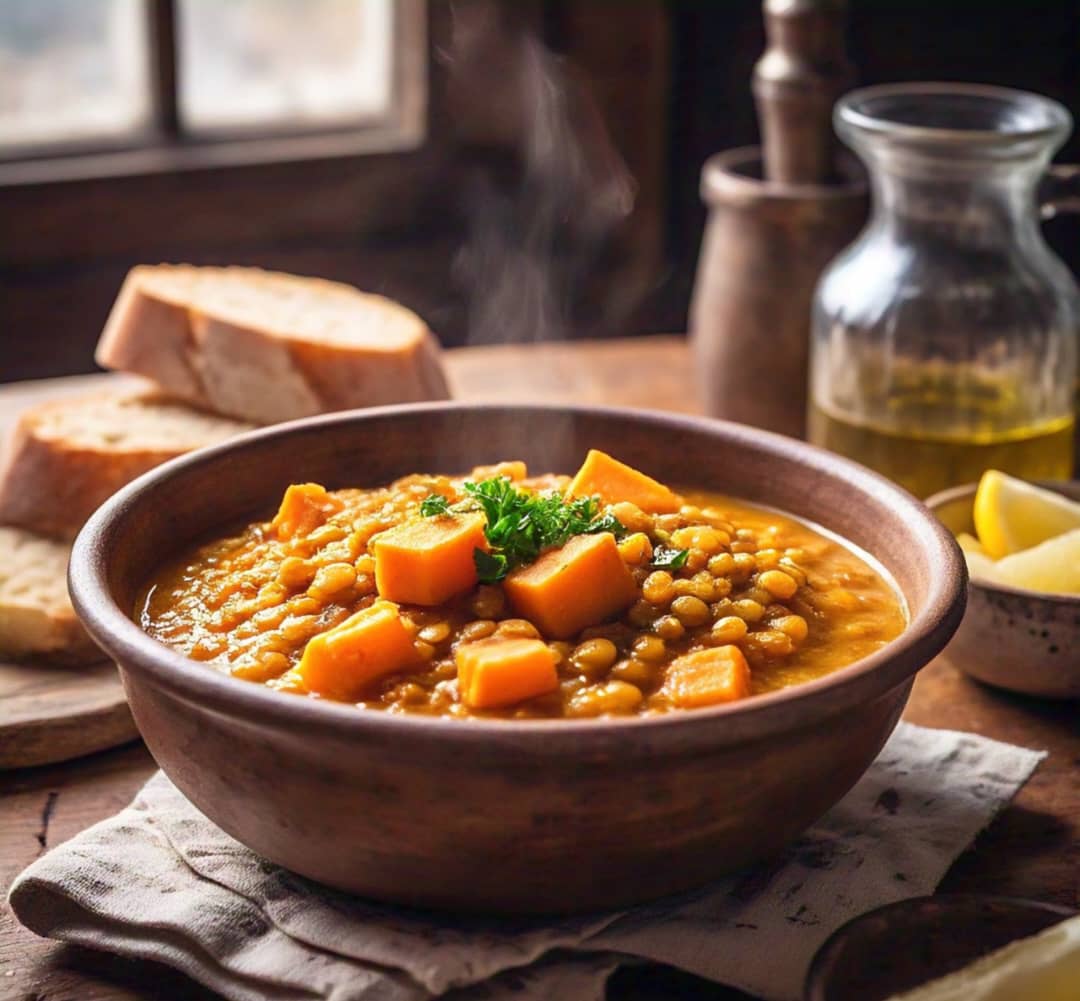 Hearty Lentil and Sweet Potato Stew Recipe