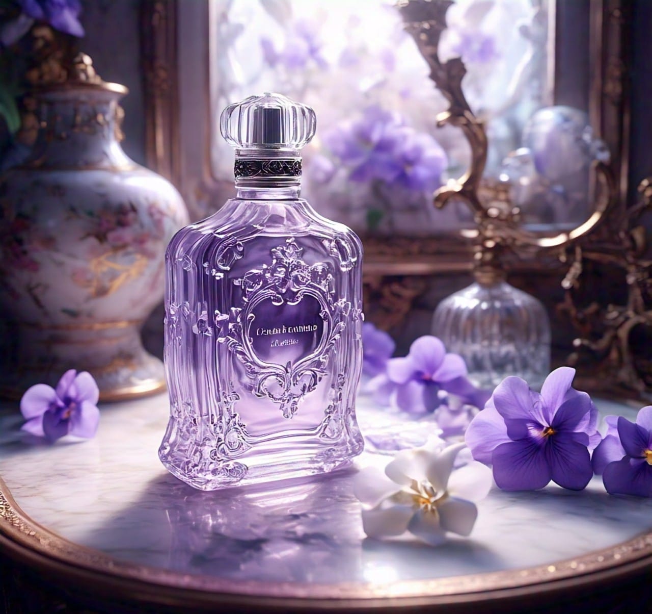 Homemade Violet & Gardenia Perfume: A Floral Symphony