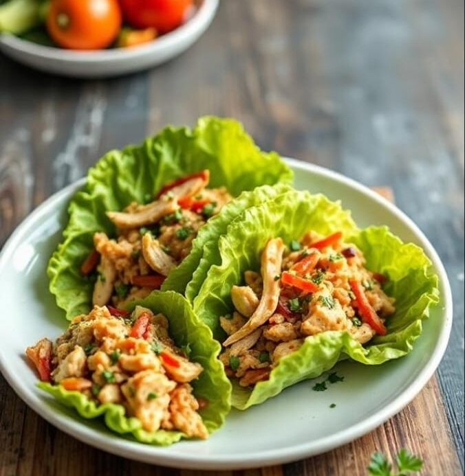 How to Make Tasty Low-Carb Shredded Chicken Lettuce Wraps at Home