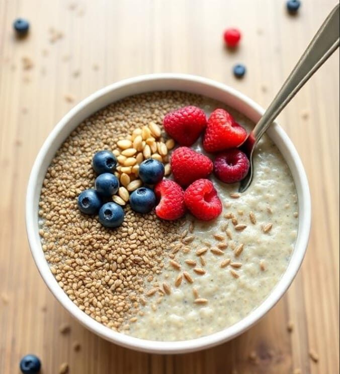 Easy Breakfast Ideas with Chia and Flaxseed for Low-Carb Diets